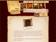 Tablet Screenshot of bluedanuberestaurant.net